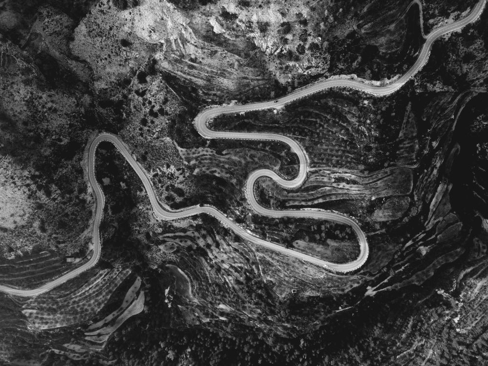 winding-road-GEO how to build a site architecture - photo of a black and white building structured and stacked on top of each other