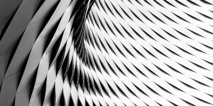 architectureM+M-2-1 how to build a site architecture - photo of a black and white building structured and stacked on top of each other